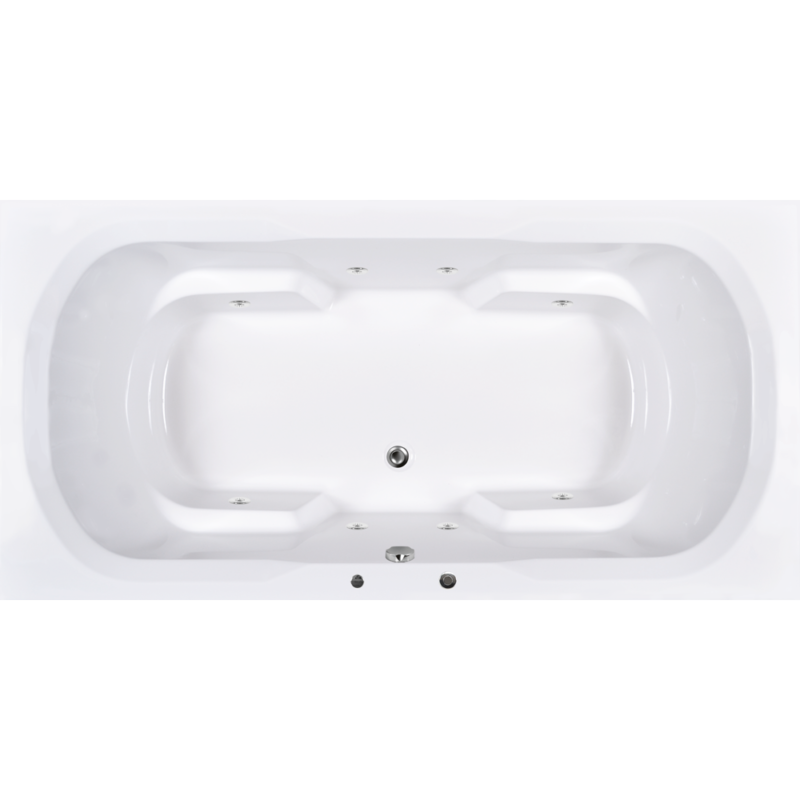 Vienna-180x90 whirlpoolsysteem 8 hydro-jets